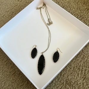 Necklace and earrings set